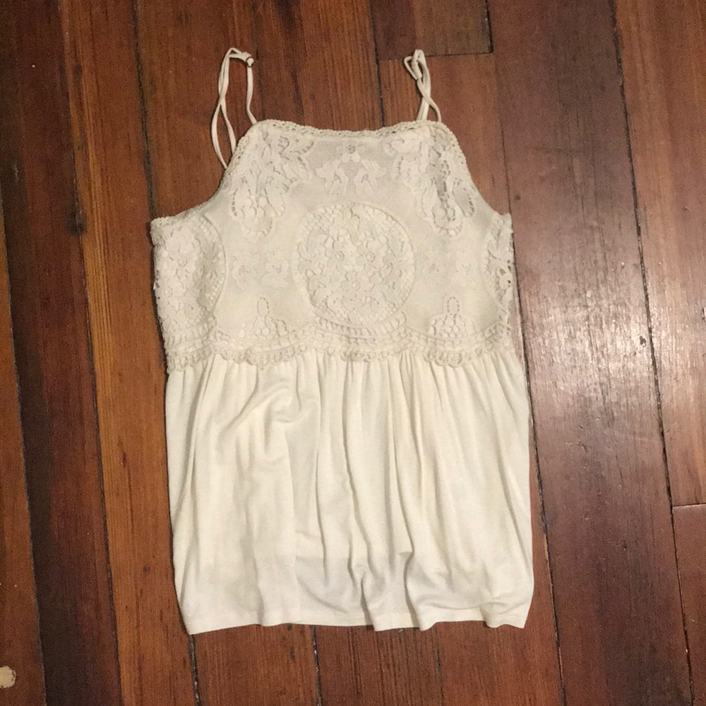 White tank top